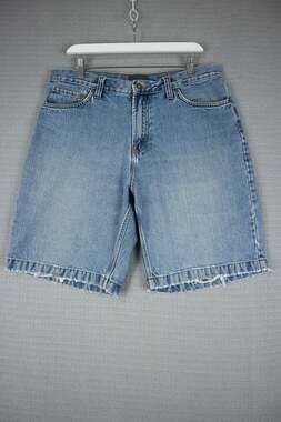 Nevada Womens Denim Jean Shorts Medium Wash Y2K 34W